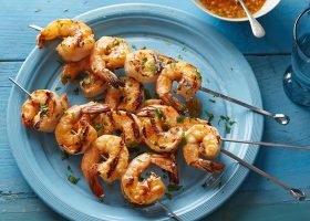 طريقة عمل القريدس المشوي للرجيم