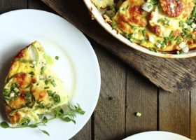 طريقة عمل عجة البيض بالسبانخ