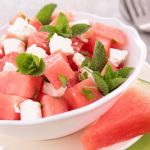 طريقة عمل سلطة البطيخ والجبن