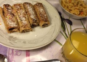 طريقة عمل رول النوتيلا