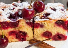 طريقة عمل كعكة الكرز