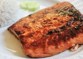 طريقة عمل السلمون الاسيوي