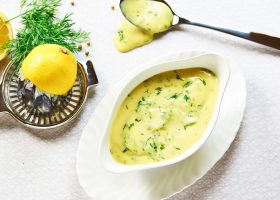 طريقة عمل صلصة الزبدة والليمون