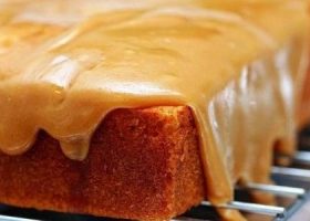 طريقة عمل كيكة بالكراميل