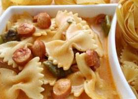 طريقة عمل المكرونة بالهوت دوج