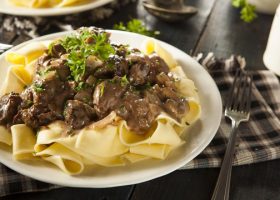 طريقة عمل ستروغونوف الفطر لايت