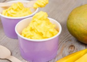 طريقة عمل بوظة المانجو