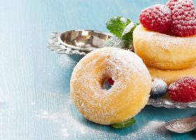 طريقة عمل دونات بالفرن بدون بيض