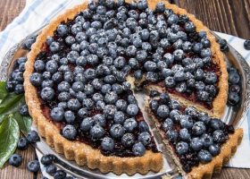 طريقة عمل تارت التوت الأزرق