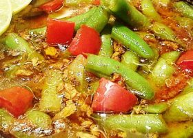 طريقة عمل طاجن الفاصولياء الخضراء