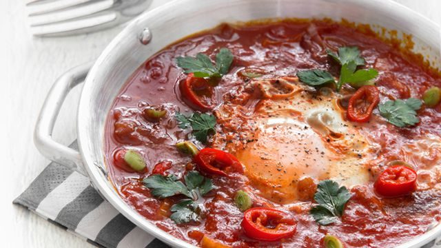 طريقة عمل الشكشوكة بالفلفل الحار