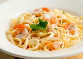 طريقة عمل الباستا بالجمبري