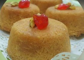 طريقة عمل كب كيك الكنافه