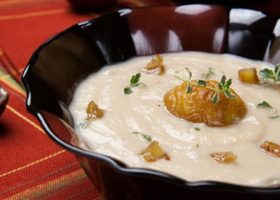 طريقة عمل حساء الكستناء