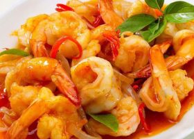 طريقة عمل الروبيان الصيني