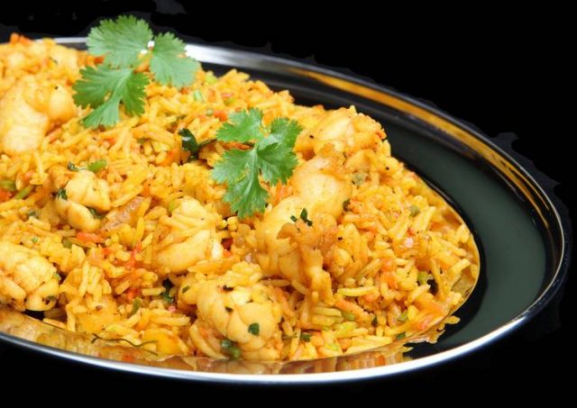 طريقة عمل برياني الأرز بالجمبري