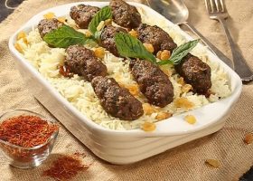 طريقة عمل الكباب مع الارز