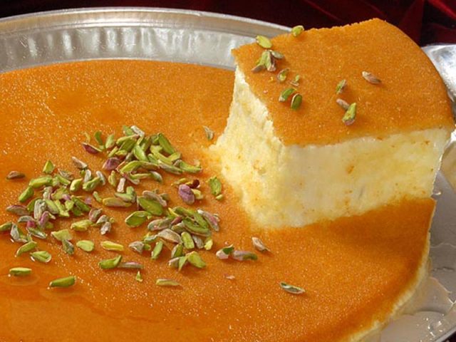 طريقة عمل الكنافه بالقشطه والجبن