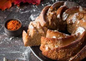 طريقة عمل كيكة الزعفران