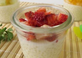 طريقة عمل الساقو بالحليب والفواكه