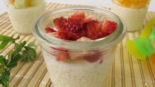 طريقة عمل الساقو بالحليب والفواكه