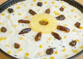 طريقة عمل حلى الاناناس بالبسكويت البارد