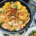 طريقة عمل ارز برياني بالدجاج والبطاطس