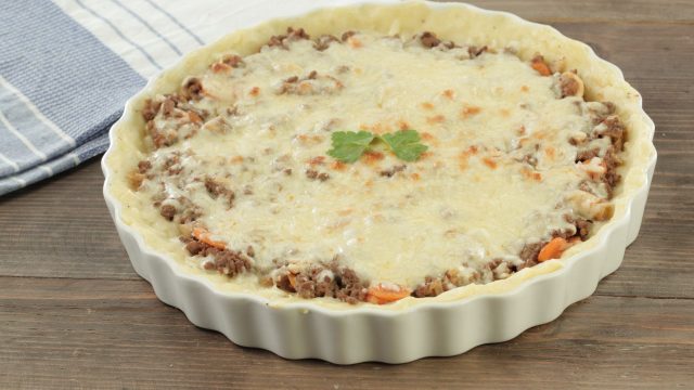 طريقة عمل فطيرة البطاطس باللحم المفروم