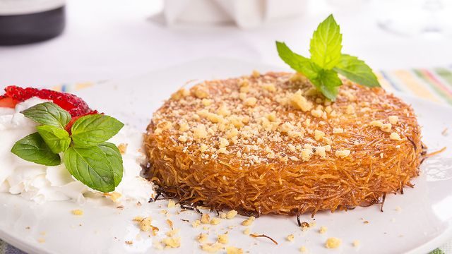 طريقة عمل كنافة بالمهلبية