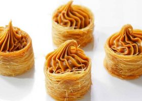 طريقة عمل حلى عش البلبل باللوتس