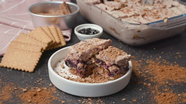 طريقة عمل حلى الفليك البارد بالبسكويت