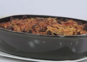 طريقة عمل صينية لسان عصفور بكباب الحلة