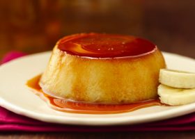 طريقة عمل كريم كراميل بالموز