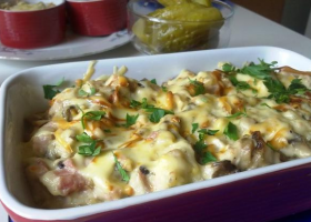 طريقة عمل صينية دجاج بالبشاميل