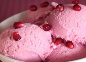 طريقة عمل ايس كريم الرمان