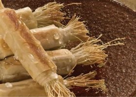 طريقة عمل الجلاش بالكنافة