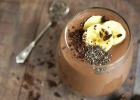 طريقة عمل بودنج الشكولاتة والموز