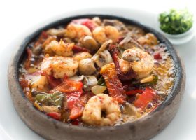 طريقة عمل طاجن الجمبري