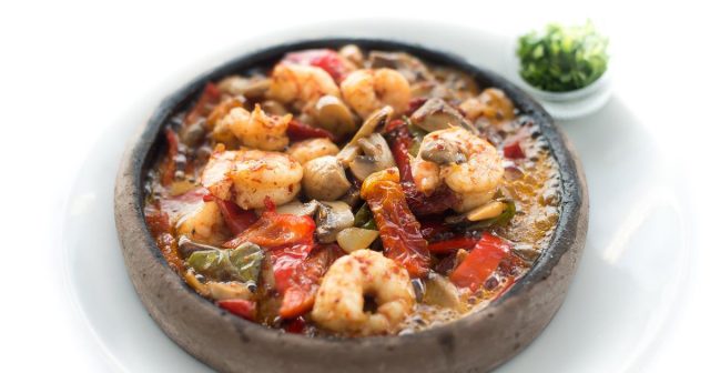 طريقة عمل طاجن الجمبري