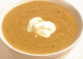 طريقة عمل شوربة البازلاء والجزر