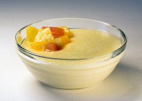 طريقة عمل مهلبية الفواكه