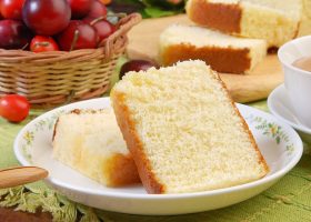 طريقة عمل كيك الفانيليا والكاسترد