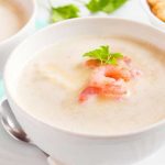 طريقة عمل شوربة الجمبري بالكريمة