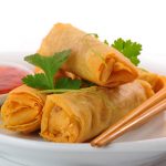 طريقة عمل سبرينغ رول السلمون