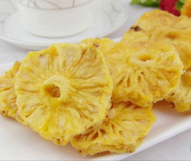 طريقة تجفيف الأناناس