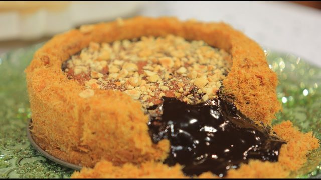 طريقة عمل مولتن الكنافة