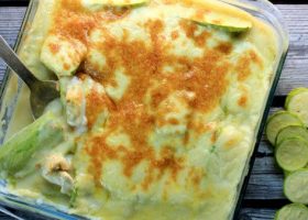 طريقة عمل كوسة بالبشاميل بالدجاج