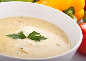 طريقة عمل شوربة الخضار البيوريه بالكريمة