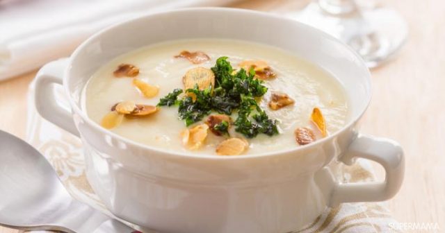 طريقة عمل شوربة اللوز التركية