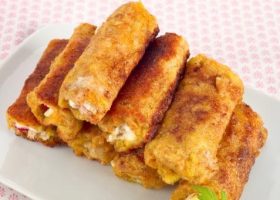 طريقة عمل ساندويشات التوست المقلية